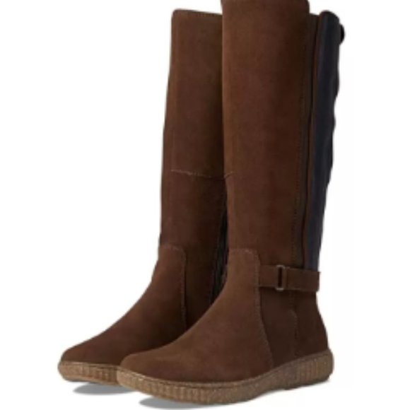 Clarks Shoes Clarks Womens Caroline Style Buckled Zip Dark Brown